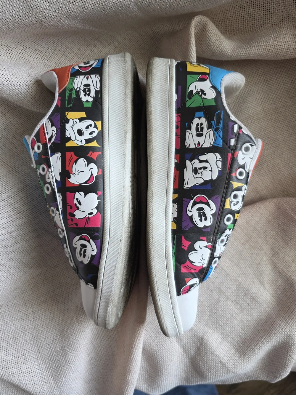 Disney Paris White with Multicolor‎ Pop Art Accents Adult Disneybound Mickey